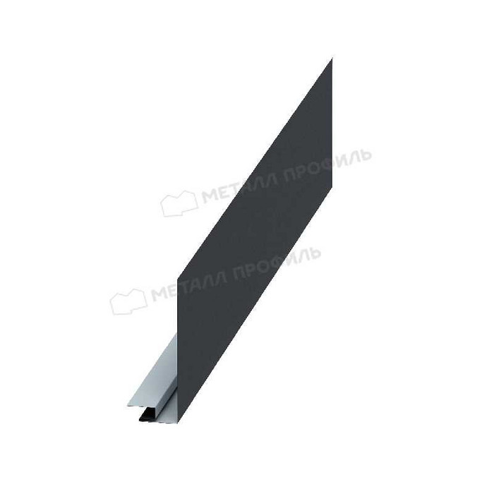 Планка карнизного свеса сложная 250х50х2000 (PURETAN-20-RR23-0.5) - фото №1